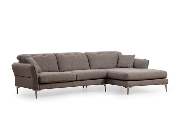 Ugaona sofa  Costor Corner Desno Siva