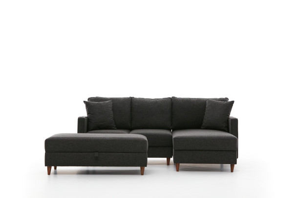 Ugaona sofa Eva desno - antracit