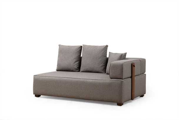 Ugaona sofa Gondol-1 (CHL-3R) - Siva