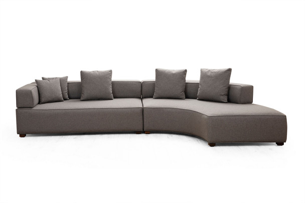 Ugaona sofa Gondol-1 (L3-CHL) - Siva