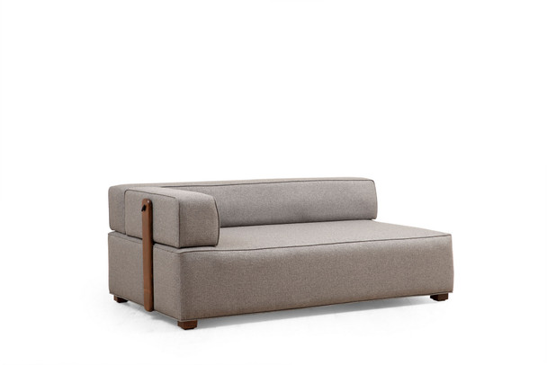 Ugaona sofa Gondol-4 (CHL-SOL-CHL-SAĞ-3R) - Siva