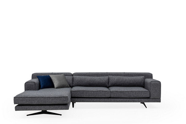 Ugaona sofa Jivago Corner Lijevi (Chl-2R) - Siva