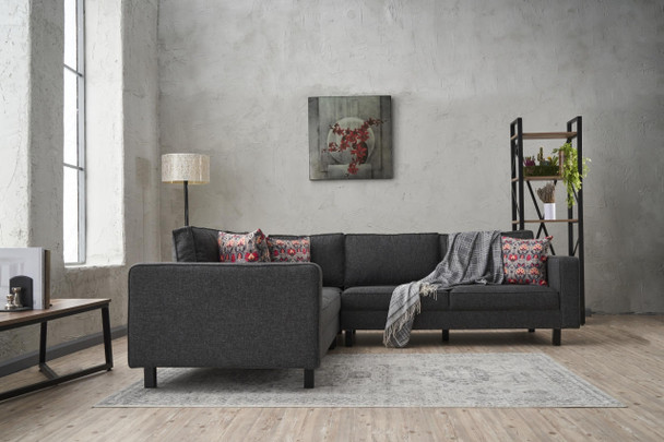 Ugaona sofa Kelj lan - Antracit