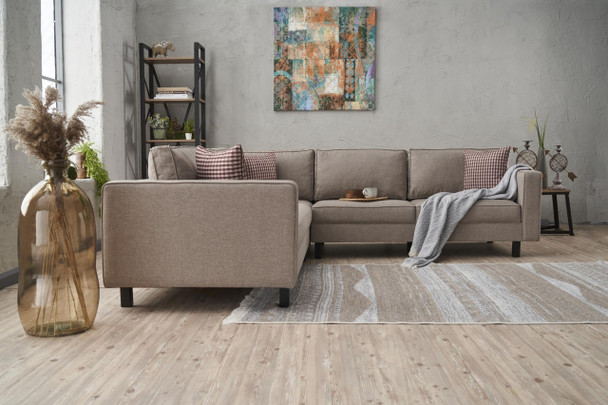 Ugaona sofa Kelj Linen - krem