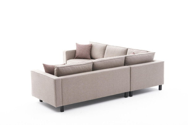 Ugaona sofa Kelj Linen - krem