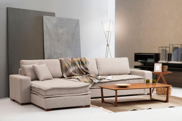 Ugaona sofa Lena Corner (CHL-3R) - pješčano bež