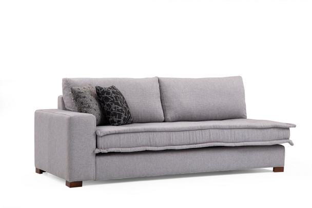 Ugaona sofa Lena ugao desni (L3+Chl) - svijetlo siva