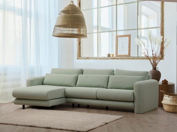 Ugaona sofa Lily Corner lijevo zeleno
