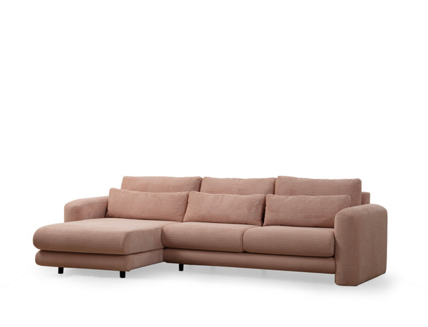 Ugaona sofa Lily Corner Lijevo Pink