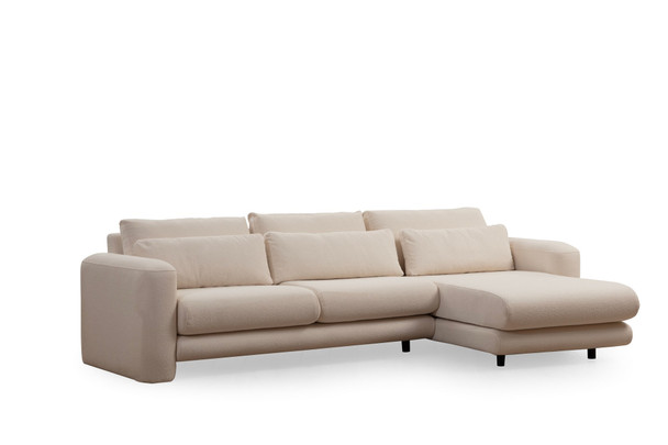 Ugaona sofa Lily Corner Desna krema