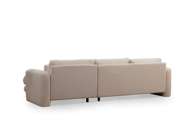 Ugaona sofa Lily Corner Desna krema