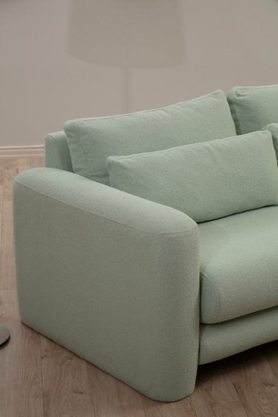 Ugaona sofa Lily Corner desno zeleno