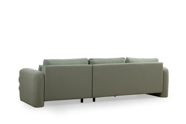 Ugaona sofa Lily Corner desno zeleno