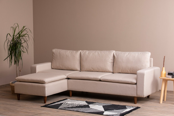 Ugaona sofa Lungo - krema