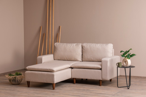 Ugaona sofa Lungo Mini - krema