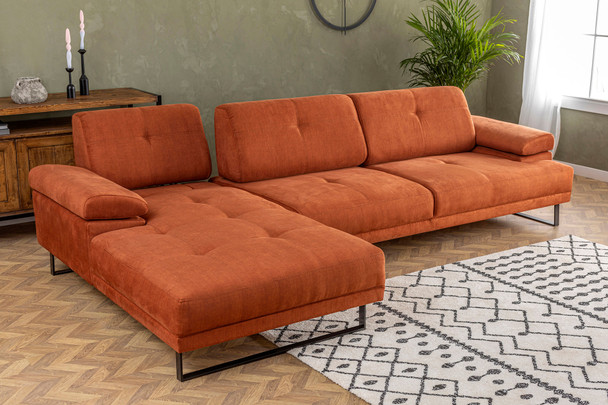 Ugaona sofa Mustang veliki lijevo - narandžasto