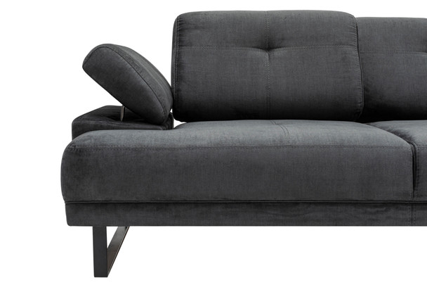 Ugaona sofa Mustang mali desni - antracit