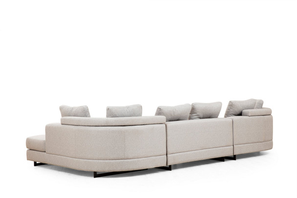 Ugaona sofa Padova Kutak -2 - svijetlo siva