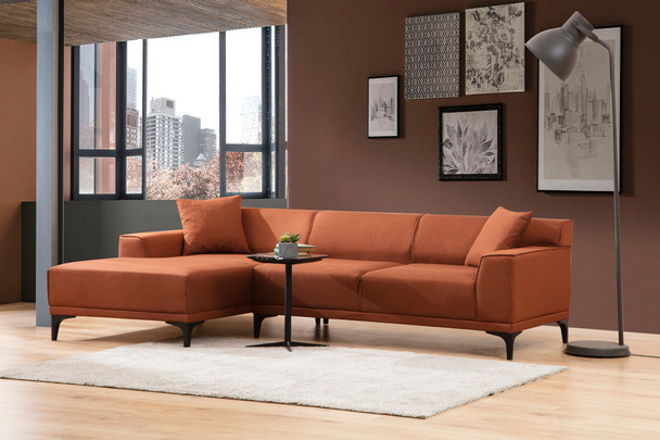 Ugaona sofa Petra L Corner - Orange