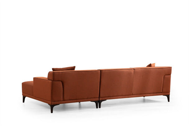 Ugaona sofa Petra R Corner - Orange