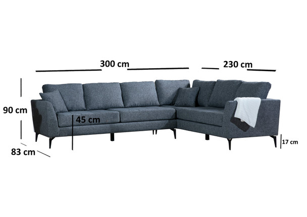 Ugaona sofa Tempo ugao desno (L3+3)