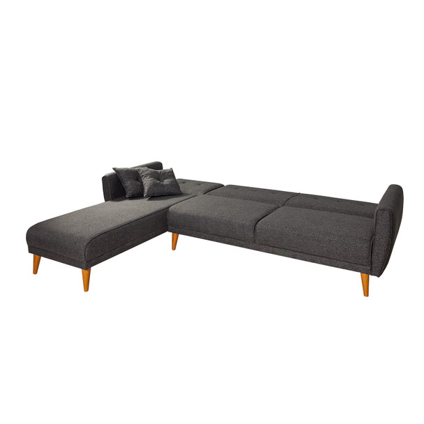 Ugaona sofa-krevet Aria Köşe-Antracit