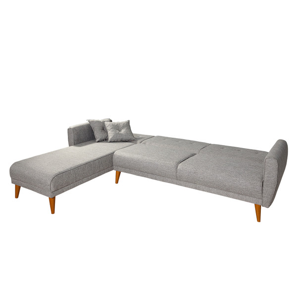 Ugaona sofa-krevet Aria Köşe-Grey