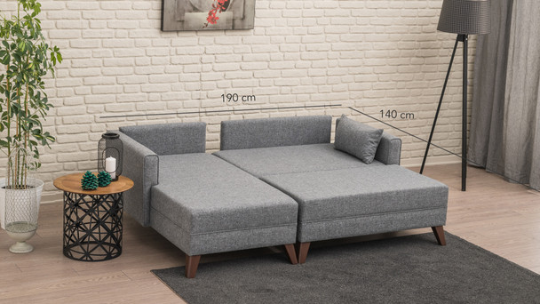 Ugaona sofa-krevet Bella ugaona sofa lijevo 2