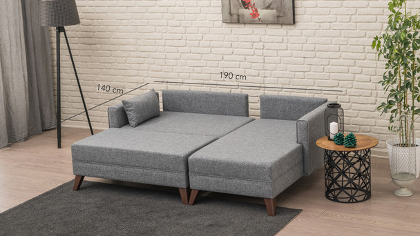 Ugaona sofa-krevet Bella ugaona sofa desno 2