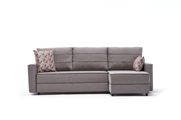 Ugaona sofa-krevet Ece Right - krema