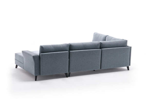 Ugaona sofa-krevet Eris - Plava