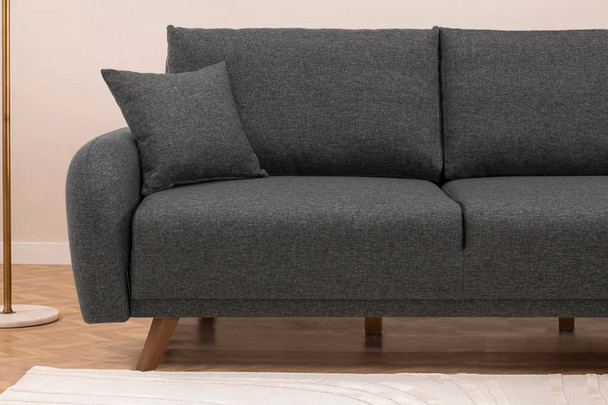 Ugaona sofa-krevet Hera 1 Kutak - antracit