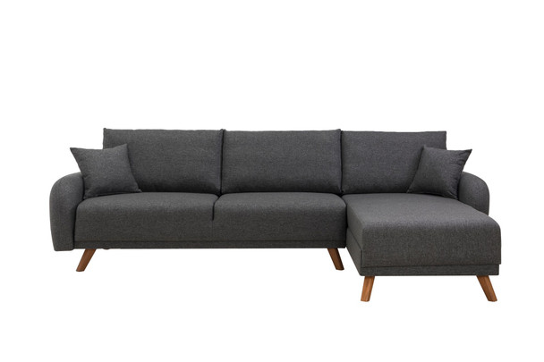 Ugaona sofa-krevet Hera 1 Kutak - antracit