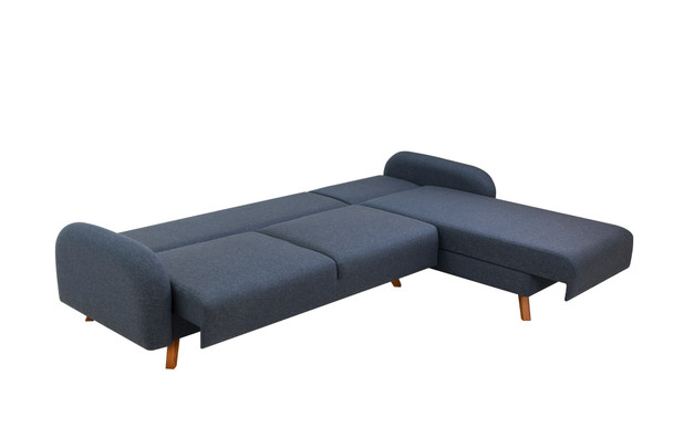 Ugaona sofa-krevet  Hera 2 Kutak - Tamnoplava