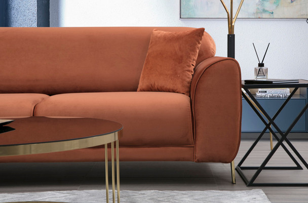 Ugaona sofa-krevet Slika ugao lijevo ( Chl-3R ) - cimet