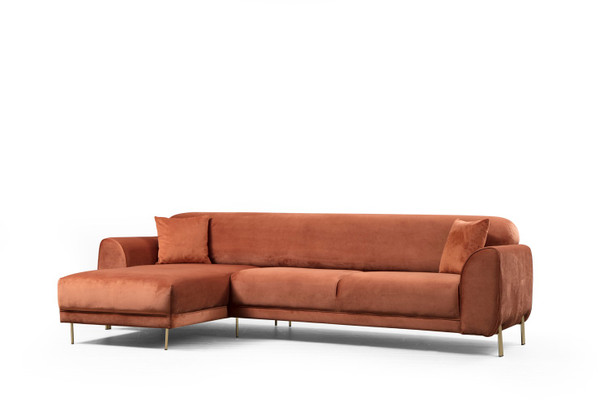 Ugaona sofa-krevet Slika ugao lijevo ( Chl-3R ) - cimet