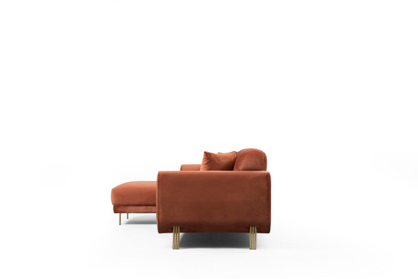 Ugaona sofa-krevet Slika ugao lijevo ( Chl-3R ) - cimet