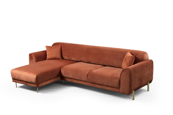 Ugaona sofa-krevet Slika ugao lijevo ( Chl-3R ) - cimet