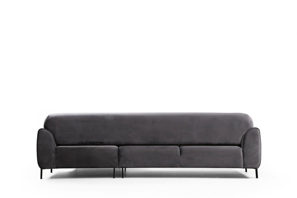 Ugaona sofa-krevet Desni ugao slike (L3-Chl) - antracit