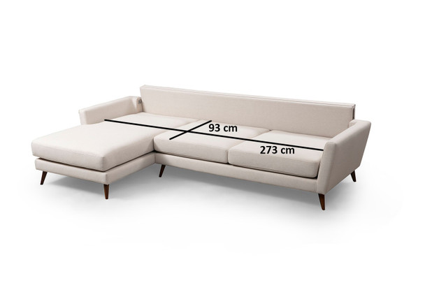 Ugaona sofa-krevet Majorka ugao veliki lijevi (Chl - 3R ) - bež