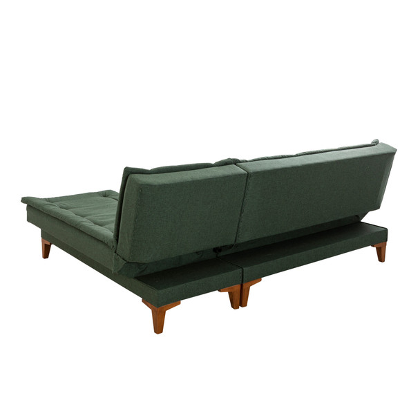 Ugaona sofa-krevet Santo-Green