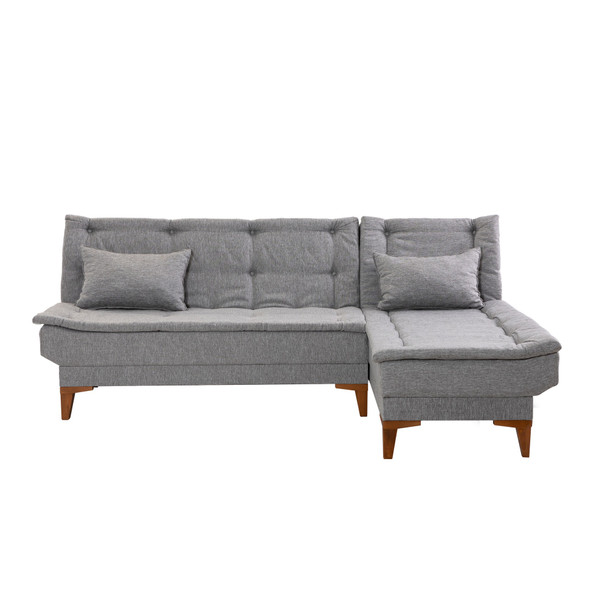 Ugaona sofa-krevet Santo-Grey