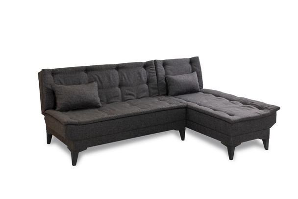 Ugaona sofa-krevet Santo-S-antracit