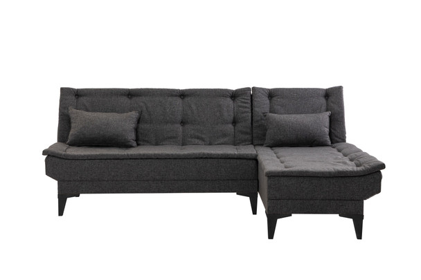 Ugaona sofa-krevet Santo-S-antracit