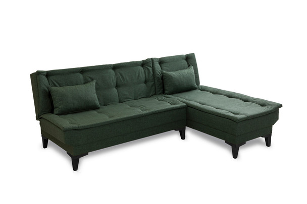 Ugaona sofa-krevet Santo-S-Green