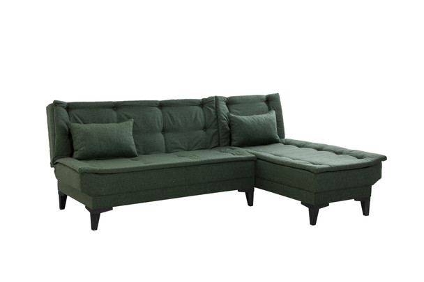 Ugaona sofa-krevet Santo-S-Green