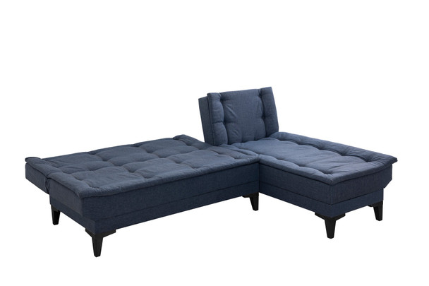 Ugaona sofa-krevet Santo-S-mornarsko plava