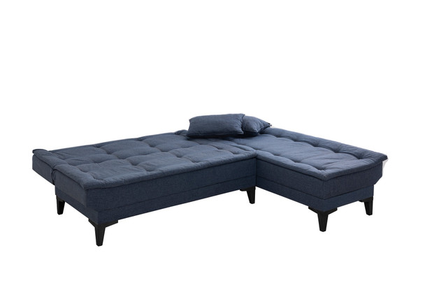 Ugaona sofa-krevet Santo-S-mornarsko plava