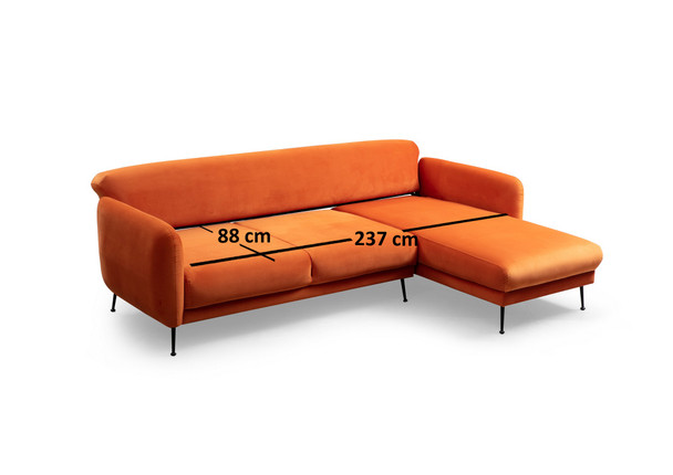 Ugaona sofa-krevet Sevilla ugao desno (L3+Chl)