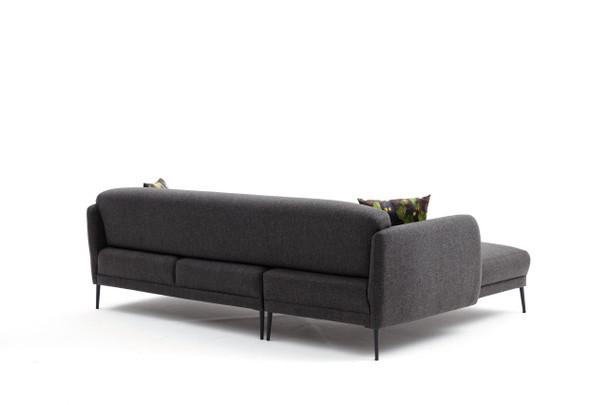 Ugaona sofa-krevet Venera L - antracit